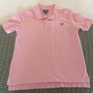 Boys size medium pink Chaps shirt